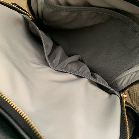 Jujube Million Pockets Faux Leather Diaper Backpack in Black Coffee - Picture 10 of 14